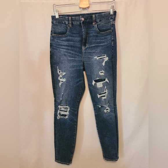 American Eagle jeans - "The dream Jean" Super high rise jeggings size 8 womens - Picture 1 of 4